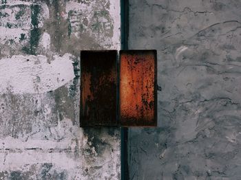 Close-up of weathered wall