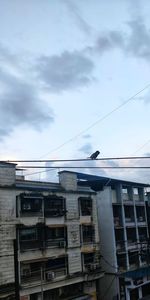 Low angle view of buildings against sky