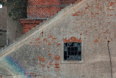 Full frame shot of old building