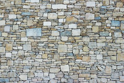 Full frame shot of stone wall