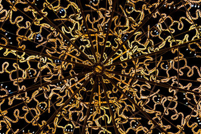 Full frame shot of illuminated christmas lights