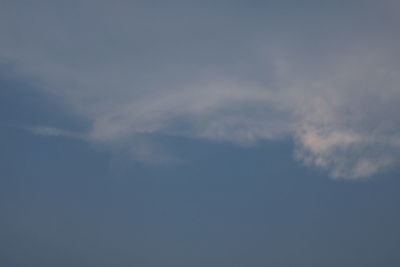 Low angle view of clouds in sky