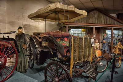 View of horse cart