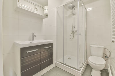 Interior of bathroom