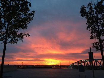 Scenic view of sky at sunset