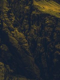 Full frame shot of rocks on mountain