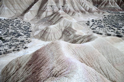 Desert of the bardenas reales in navarra