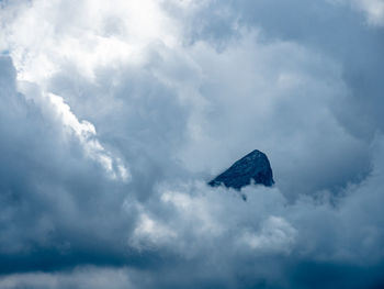 Low angle view of clouds in sky