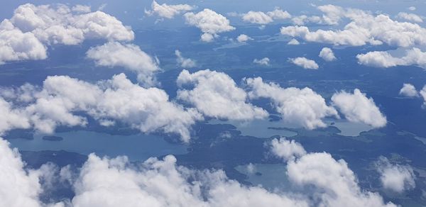 Low angle view of clouds in sky