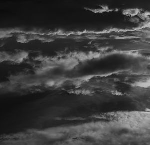 Low angle view of clouds in sky