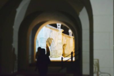 View of people in shopping mall