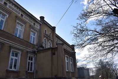 Low angle view of building against sky