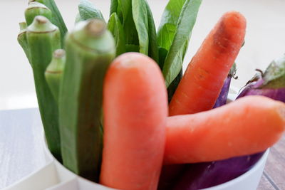 Close-up of fresh vegetables