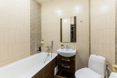 Interior of bathroom