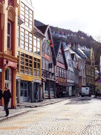 People walking on street