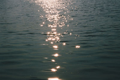 Reflection of sea in water