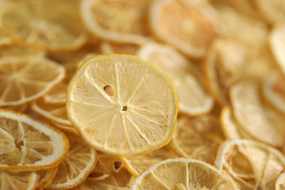 High angle view of fruits