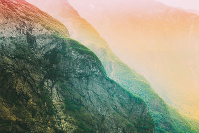 Scenic view of rock formation