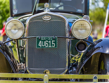 View of vintage car