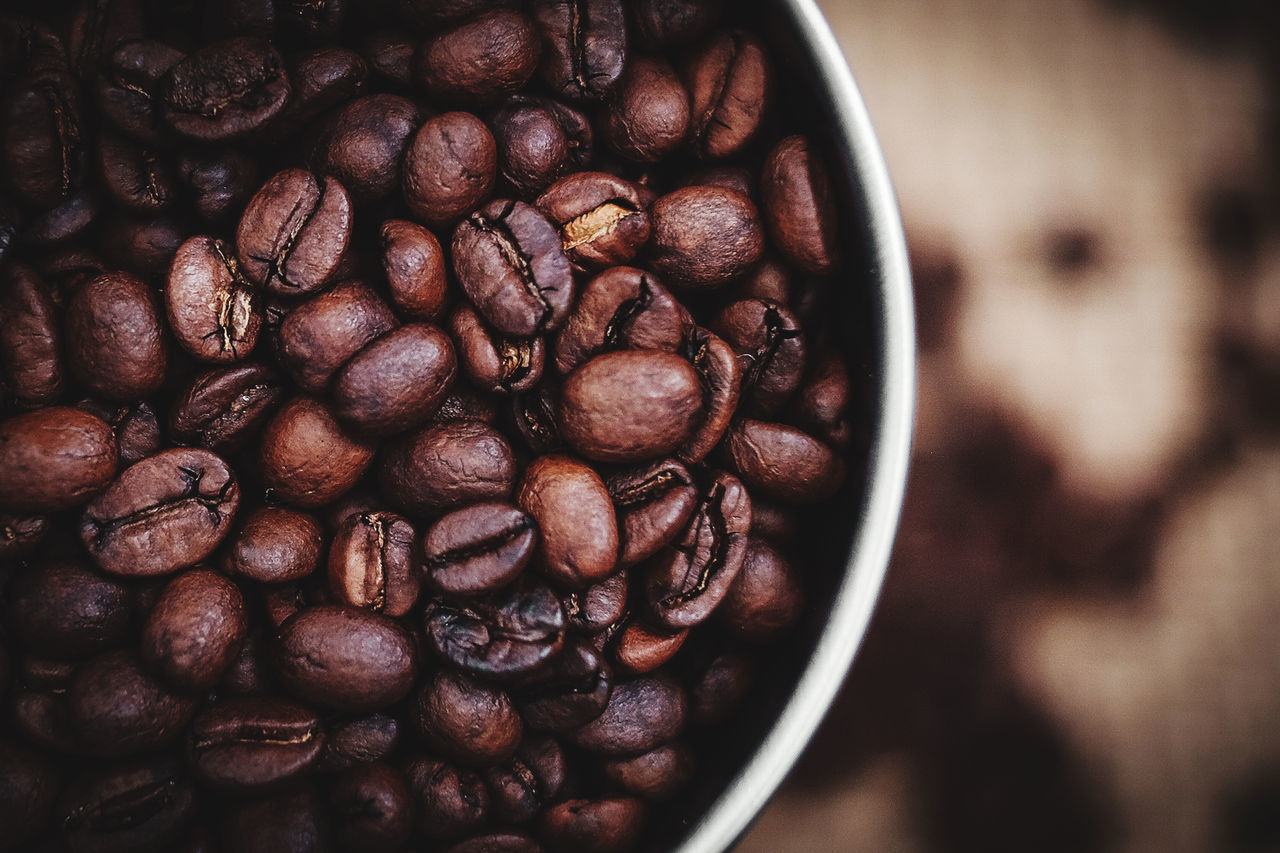 CLOSE-UP OF COFFEE CUP