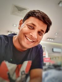 Portrait of a smiling young man