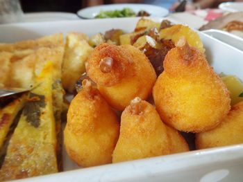 Close-up of food on plate