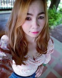 Portrait of beautiful woman