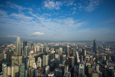 Aerial view of a city