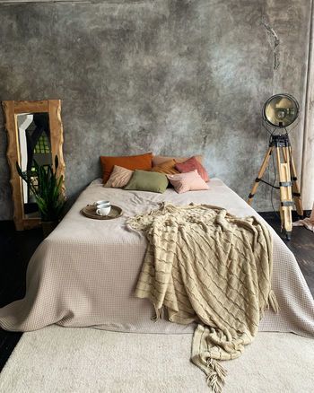 Bedroom bed cozy home