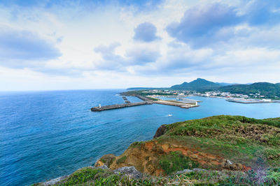 Scenic view of yonaguni island