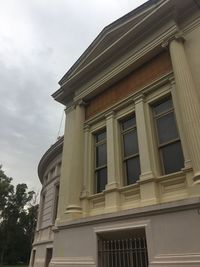 Low angle view of building against sky