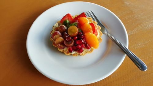 Close-up of food in plate