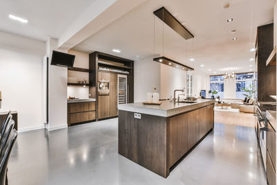 Interior of modern kitchen at home