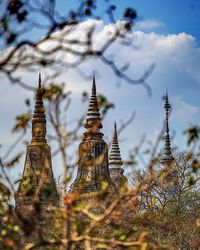 Temple against sky