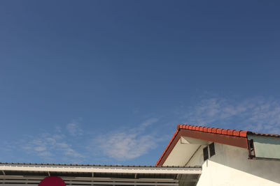 Low angle view of building against sky