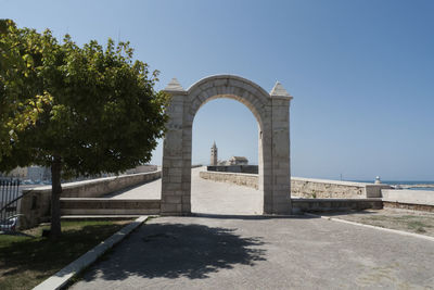 View of monument against clear sky