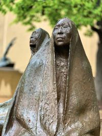 Close-up of statue against blurred background