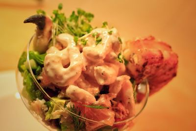 Close-up of salad in bowl