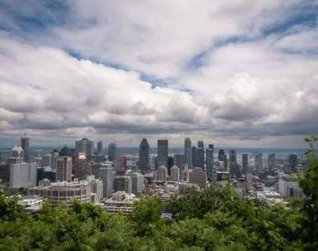 Cityscape against sky