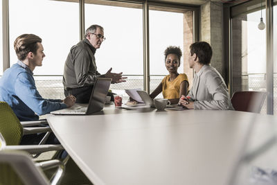 Business meeting in office