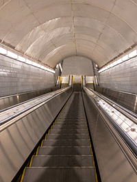 Interior of subway station