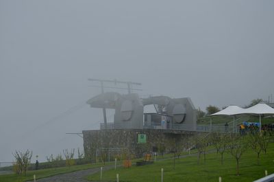 Built structure against clear sky