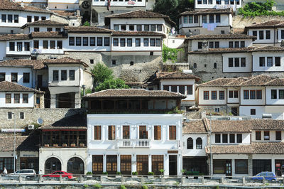 Residential buildings in city