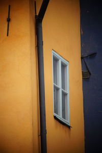 Low angle view of yellow building