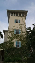 Low angle view of building against sky