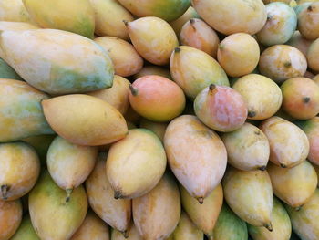 Full frame shot of mangoes for sale