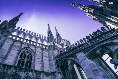 Low angle view of historical building against sky