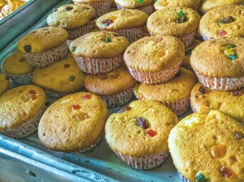 Close-up of cupcakes