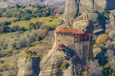 Scenic view of rock formations