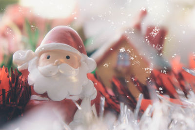 Close-up of santa claus